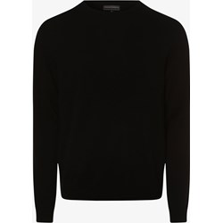 Sweter męski czarny Finshley & Harding jedwabny  - zdjęcie produktu