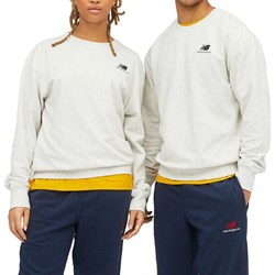 Bluza męska biała New Balance z tkaniny  - zdjęcie produktu