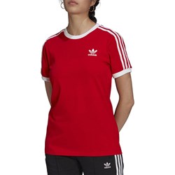 Bluzka damska Adidas z bawełny sportowa z okrągłym dekoltem z krótkim rękawem  - zdjęcie produktu