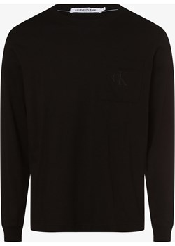 Calvin Klein Jeans - Męska koszulka z długim rękawem, czarny vangraaf - kod rabatowy