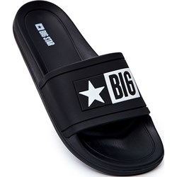 Klapki męskie BIG STAR czarne z tworzywa sztucznego bez zapięcia sportowe  - zdjęcie produktu