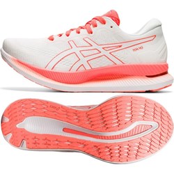 Buty sportowe damskie Asics dla biegaczy wielokolorowe sznurowane tkaninowe  - zdjęcie produktu