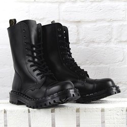 Buty zimowe męskie w stylu militarnym  - zdjęcie produktu