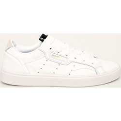 Buty sportowe damskie Adidas Originals sznurowane białe płaskie  - zdjęcie produktu
