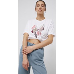 Bluzka damska ONLY w nadruki z okrągłym dekoltem  - zdjęcie produktu