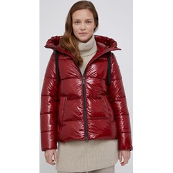 Geox kurtka damska z kapturem casual czerwona krótka  - zdjęcie produktu