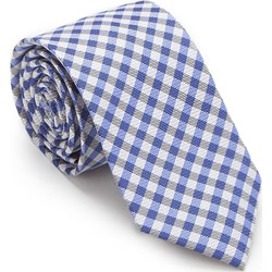 Krawat Wittchen niebieski w abstrakcyjne wzory  - zdjęcie produktu
