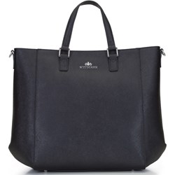 Shopper bag czarna Wittchen matowa  - zdjęcie produktu