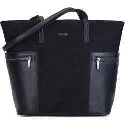 Shopper bag Wittchen czarna matowa  - zdjęcie produktu