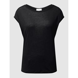 Bluzka damska ARMEDANGELS czarna z okrągłym dekoltem  - zdjęcie produktu