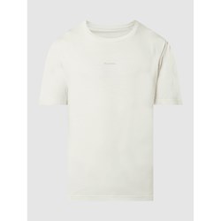 T-shirt męski biały Funktion Schnitt z krótkim rękawem  - zdjęcie produktu