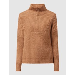 Sweter damski ONLY brązowy z golfem  - zdjęcie produktu