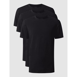 Czarny t-shirt męski Ted Baker bawełniany  - zdjęcie produktu