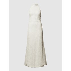 Sukienka Lace & Beads na ślub cywilny biała bez rękawów maxi  - zdjęcie produktu