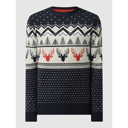 Tom Tailor sweter męski w abstrakcyjnym wzorze  - zdjęcie produktu