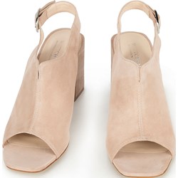 Sandały damskie WITTCHEN z klamrą na obcasie eleganckie na średnim  - zdjęcie produktu