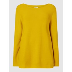 Sweter damski żółty Tom Tailor z okrągłym dekoltem  - zdjęcie produktu