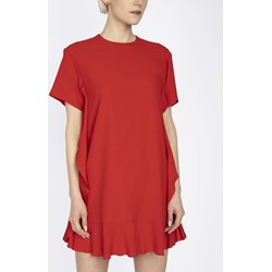 Sukienka Red Valentino oversize z okrągłym dekoltem na sylwestra  - zdjęcie produktu