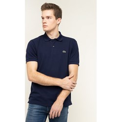 T-shirt męski Lacoste casual gładki z krótkim rękawem  - zdjęcie produktu