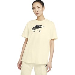 Bluzka damska Nike z napisami z okrągłym dekoltem z krótkim rękawem  - zdjęcie produktu