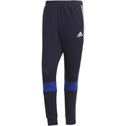 Spodnie męskie niebieskie Adidas z dresu  - zdjęcie produktu