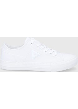 Guess tenisówki PRANZE damskie kolor biały Guess ANSWEAR.com - kod rabatowy