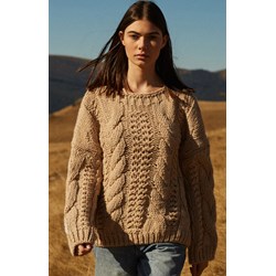 Sweter damski Fobya z okrągłym dekoltem casual  - zdjęcie produktu