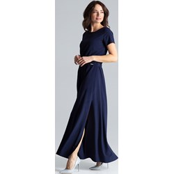 Sukienka Lenitif z krótkim rękawem maxi  - zdjęcie produktu