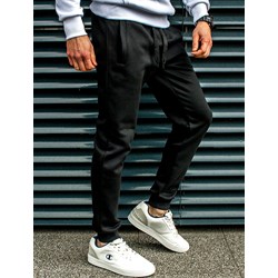 Spodnie męskie Recea czarne jesienne  - zdjęcie produktu