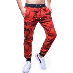 Spodnie męskie Recea czerwone  - zdjęcie produktu