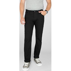 Jeansy męskie casual czarne z bawełny  - zdjęcie produktu
