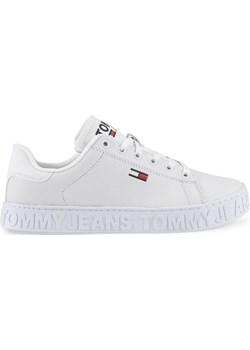 Buty Tommy Jeans Cool EN0EN01787-YBR - białe Tommy Jeans streetstyle24.pl - kod rabatowy