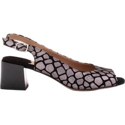 Sandały damskie Marco Shoes czarne z klamrą  - zdjęcie produktu
