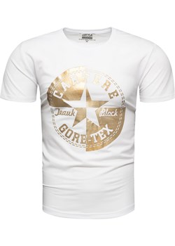 Koszulka męska biała Recea Recea wyprzedaż Recea.pl - kod rabatowy