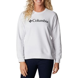 Columbia bluza damska krótka biała z napisami  - zdjęcie produktu