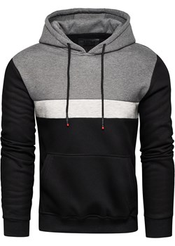 Bluza męska czarna z kapturem Recea  Recea promocja Recea.pl  - kod rabatowy