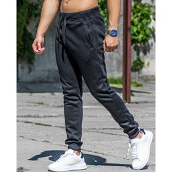 Spodnie męskie Recea czarne jesienne  - zdjęcie produktu
