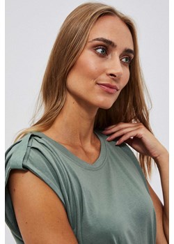 Bawełniana bluzka z krótkim rękawkiem Moodo.pl - kod rabatowy