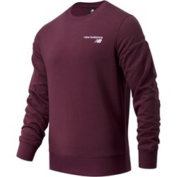 Bluza męska New Balance czerwona bawełniana sportowa  - zdjęcie produktu