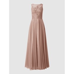 Luxuar Fashion sukienka na bal rozkloszowana maxi na wieczór elegancka bez rękawów  - zdjęcie produktu