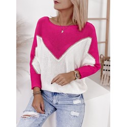Sweter damski Ubra casual z okrągłym dekoltem  - zdjęcie produktu