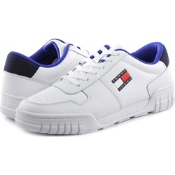 Trampki męskie białe Tommy Hilfiger wiosenne młodzieżowe  - zdjęcie produktu