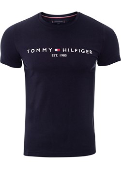TOMMY HILFIGER KOSZULKA T-SHIRT CORE TOMMY LOGO TEE GRANATOWA EST. 1985 (S) Tommy Hilfiger okazyjna cena Milgros.pl - kod rabatowy