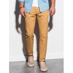 Spodnie męskie brązowe Ombre  - zdjęcie produktu