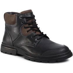 Buty zimowe męskie Lasocki For Men czarne sznurowane casualowe  - zdjęcie produktu