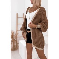 Sweter damski brązowy Ubra  - zdjęcie produktu