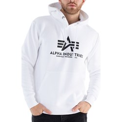 Bluza sportowa Alpha Industries jesienna biała  - zdjęcie produktu