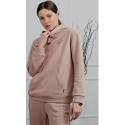 Bluza damska Azuri długa dresowa z napisem  - zdjęcie produktu