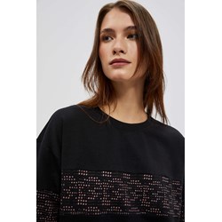 Bluza damska Moodo.pl w nadruki krótka  - zdjęcie produktu