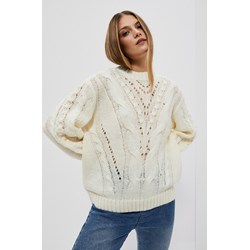 Sweter damski Moodo.pl na zimę z okrągłym dekoltem  - zdjęcie produktu
